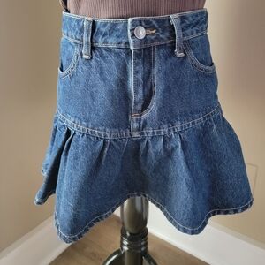 Sz. 4 Denim Flared Skirt